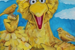 big-bird-and-canaries-neopop-surreal-art-painting-sm-sesame-street-lex-covato