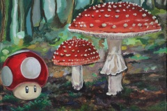 nintendo-mushroom-forest-painting-neopop-surreal-lowbrow-sm-lex-covato