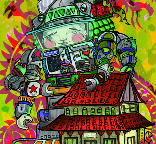 robot boy KIJU LEX Covato temple